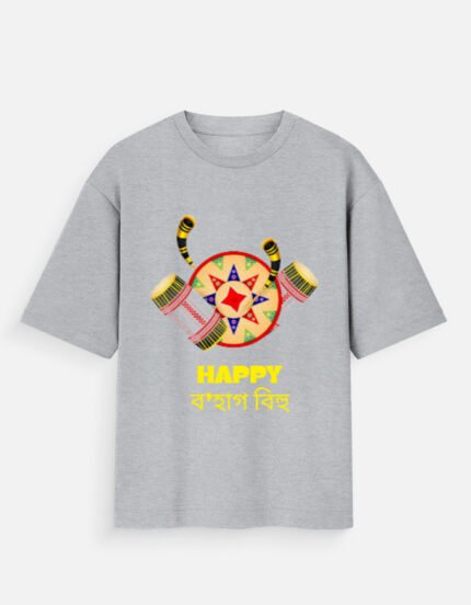 Unisex Oversized Bihu T-Shirt | For Men | For Women