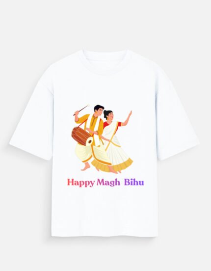 Unisex Oversized Bihu T-Shirt | For Men | For Women