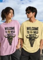 Wild West Printed Pure Cotton T-Shirt | Unisex Oversized T-Shirt - Image 4