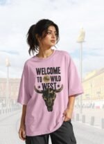 Wild West Printed Pure Cotton T-Shirt | Unisex Oversized T-Shirt - Image 3