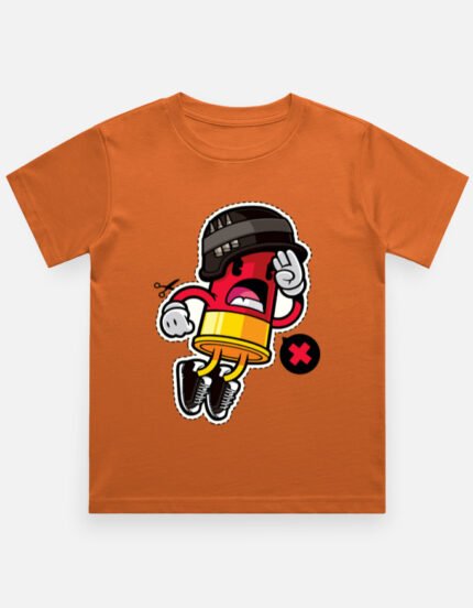 Salute Funny Printed T-Shirt For Kid 0-13 years | Unisex Regular Kid T-Shirt