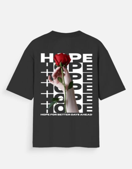 Hope Printed Graphic T-Shirt | Unisex Oversized T-Shirt