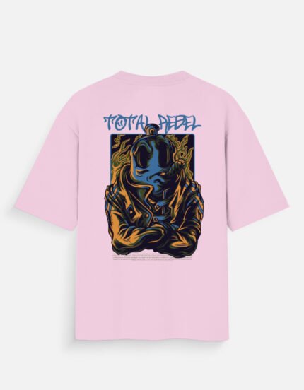 Rebel Printed Unisex Oversized T-Shirt | Cotton T-Shirt