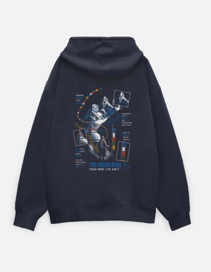 Manali Mountain Unisex Oversized Hoodie