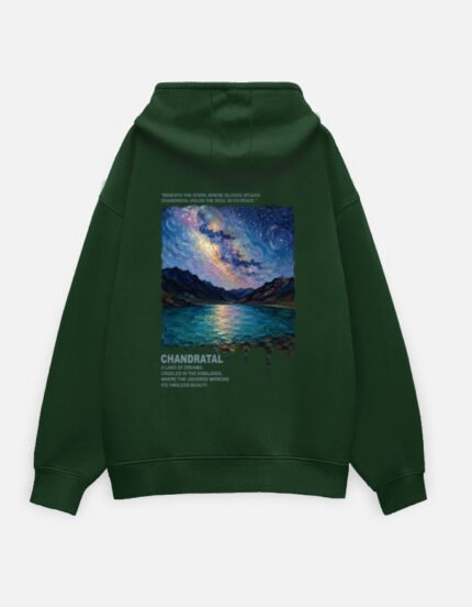 Chandratal Lake Unisex Oversized Hoodie