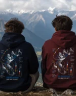 Manali Mountain Unisex Oversized Hoodie