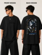 Unisex Oversized T-Shirt with Manali Mountain Vibe Graphic - Image 2