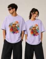 Mountain Lady Unisex Oversized T-Shirt | Design On front | 100% Cotton Fabric
