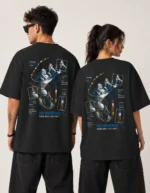 Unisex Oversized T-Shirt with Manali Mountain Vibe Graphic