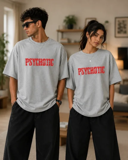 Psychotic Unisex Oversized T-Shirt | 100% Cotton