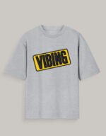 Vibing Unisex Oversized T-Shirt | Cotton T-shirt - Image 6
