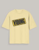 Vibing Unisex Oversized T-Shirt | Cotton T-shirt - Image 3