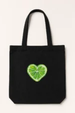 lime tote bag