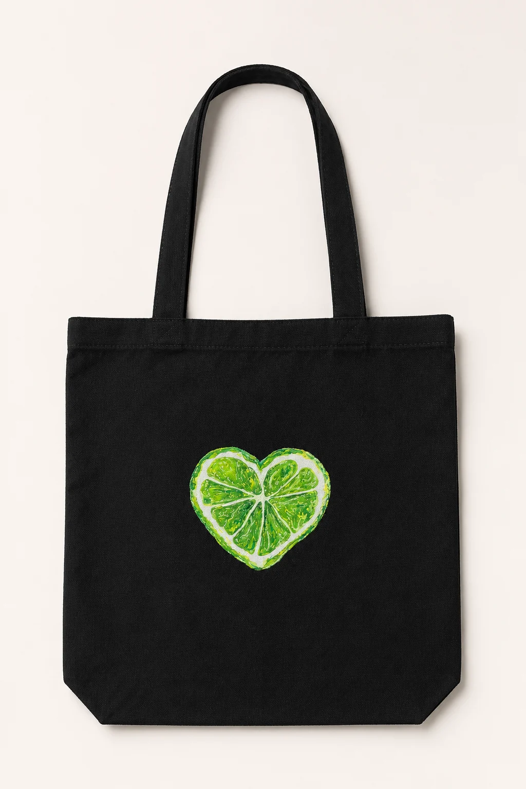 lime tote bag