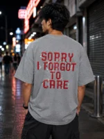 over sized t shirt grey