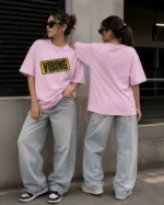 Vibing Unisex Oversized T-Shirt | Cotton T-shirt - Image 4