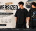 Oversized T-Shirts for Men featuring black graphic streetwear design