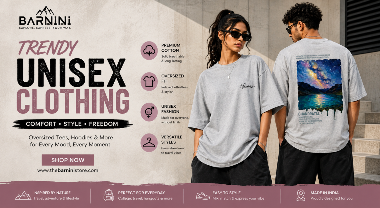 Trendy Unisex Clothing in India