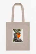Hand-Painted Landscape Tote Bag by Dhrupad | Barnini