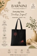 Spider Web Tote Bag – Bold. Minimal. Unforgettable | Barnini - Image 4